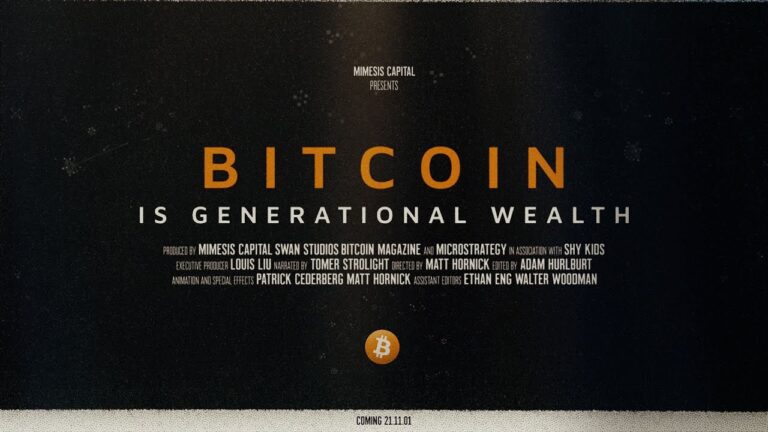 Bitcoin is Generational Wealth – A Short Film by Matt Hornick and Tomer Strolight