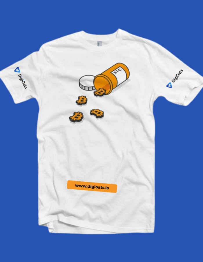 White Bitcoin T-Shirt