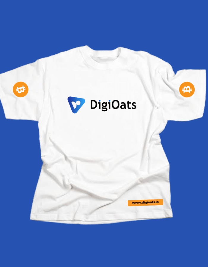 White DigiOats T-Shirt