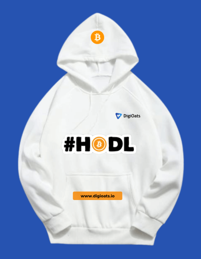 White #HODL Hoodie