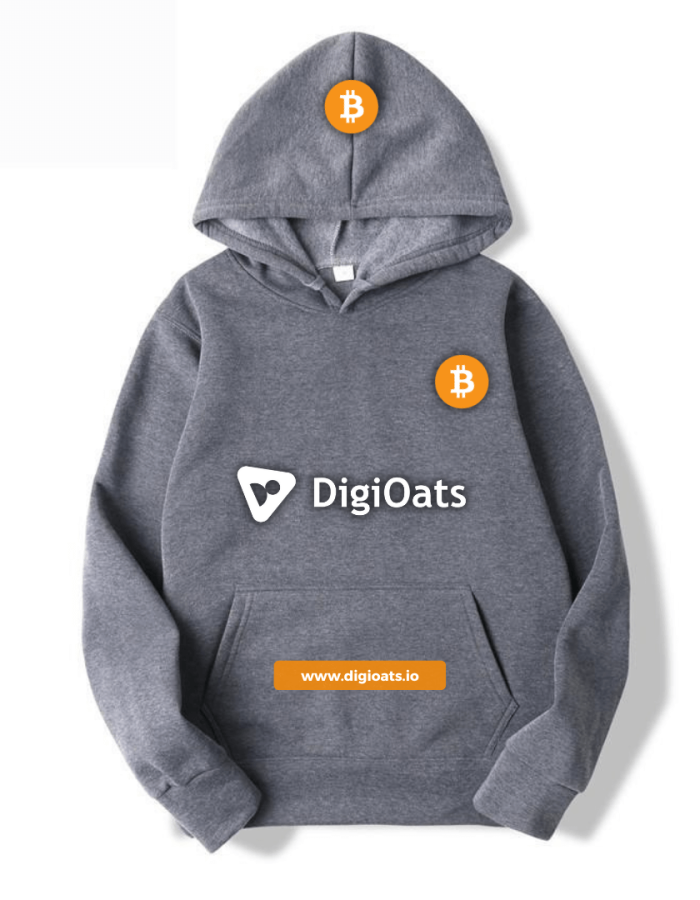 Grey DigiOats Hoodie