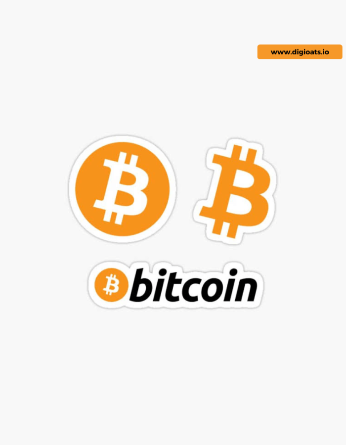 Bitcoin Laptop Sticker